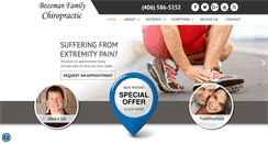 Desktop Screenshot of bozemanfamilychiropractic.com